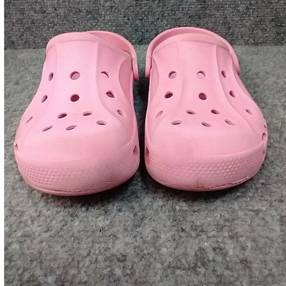 Crocs Kids Classic Clogs Pink Slip On Water Shoes Size C 12 Comfort Sandals